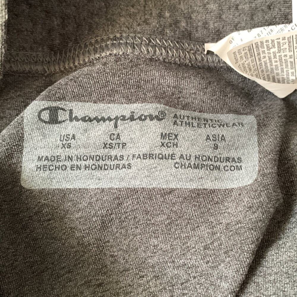 Champion Women XS Semi-Fit Pants Smooth-Tec Gray Athleticwear 4-Way Stretch NEW - Picture 7 of 7